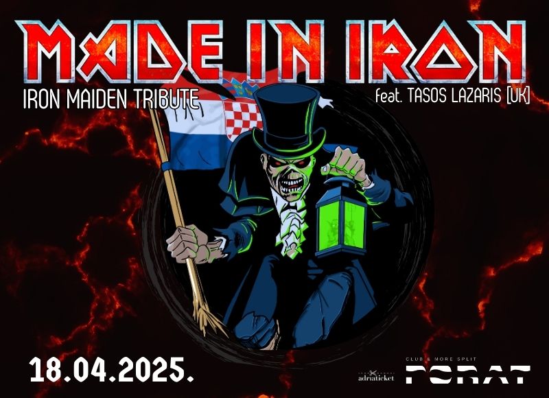 MADE IN IRON - IRON MAIDEN TRIBUTE BAND @ PORAT