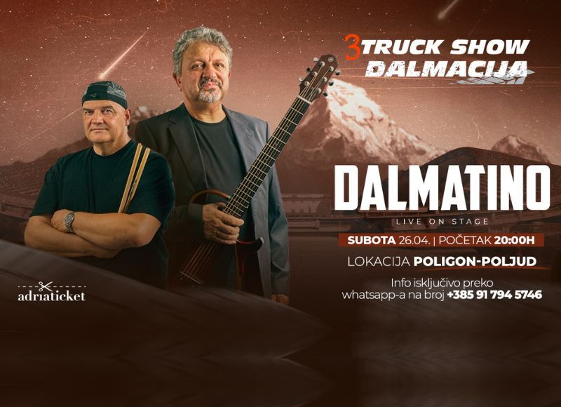 Koncert Dalmatino u sklopu Truck showa Dalmacija