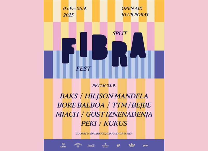 Fibra festival @ Porat Open Air - DNEVNA ZA PETAK (05.09.2025.)