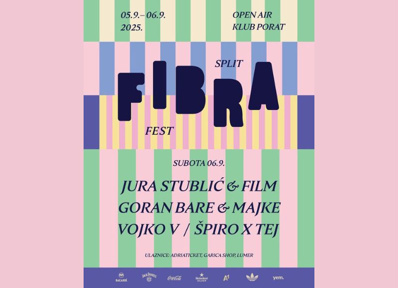 Fibra festival @ Porat Open Air - DNEVNA ZA SUBOTU (06.09.2025.)