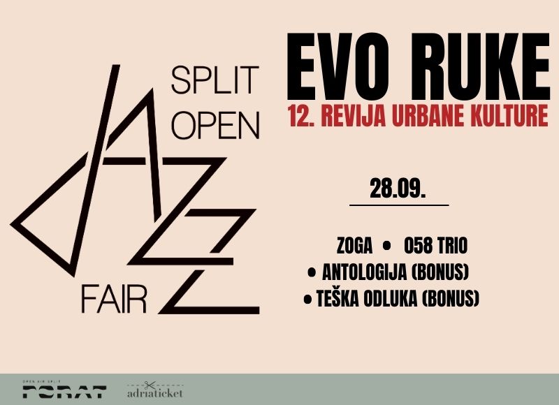 REVIJA URBANE KULTURE - EVO RUKE 12 [8. SPLIT OPEN JAZZ FAIR]
