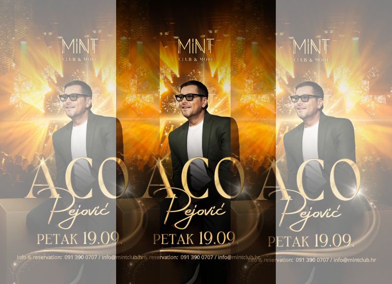 ACO PEJOVIĆ @ MINT CLUB