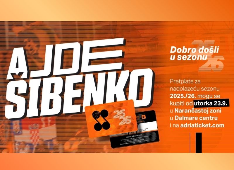 GKK ŠIBENKA PRETPLATA 2025/2026