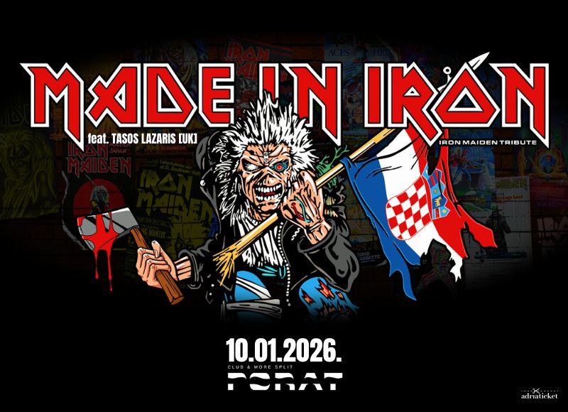 MADE IN IRON - IRON MAIDEN TRIBUTE BAND @ PORAT