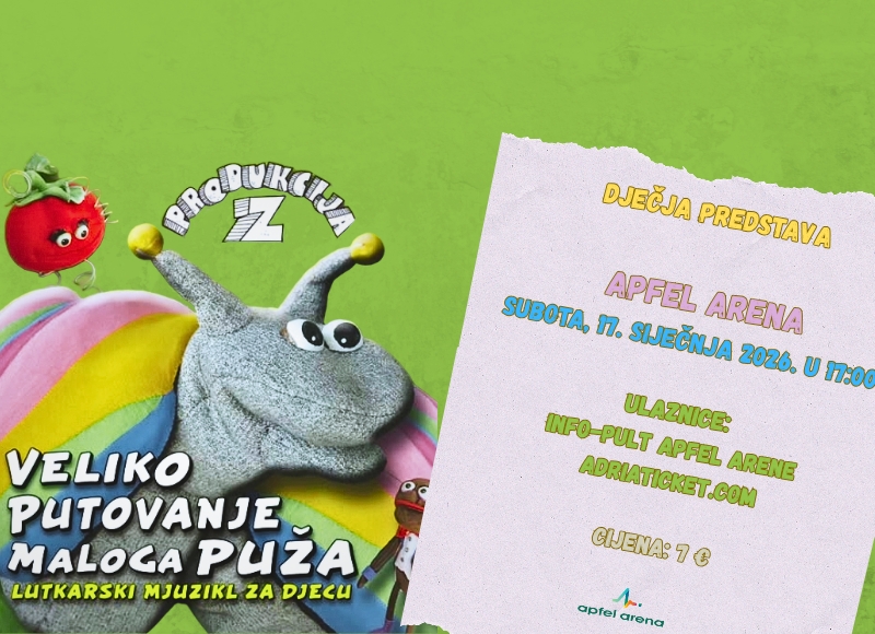 Veliko putovanje malog puža @ Apfel Arena