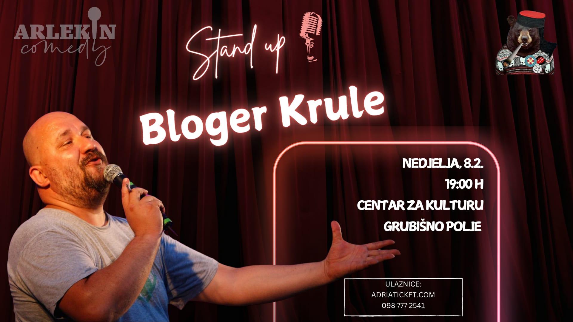 STAND UP "BLOGER KRULE" @ Grubišno Polje