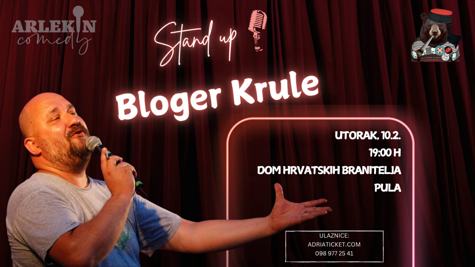 STAND UP "BLOGER KRULE" @ Pula