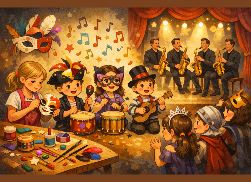 ‘Maškarajmo se u glazbenike’ - Interaktivna radionica za djecu 6+.