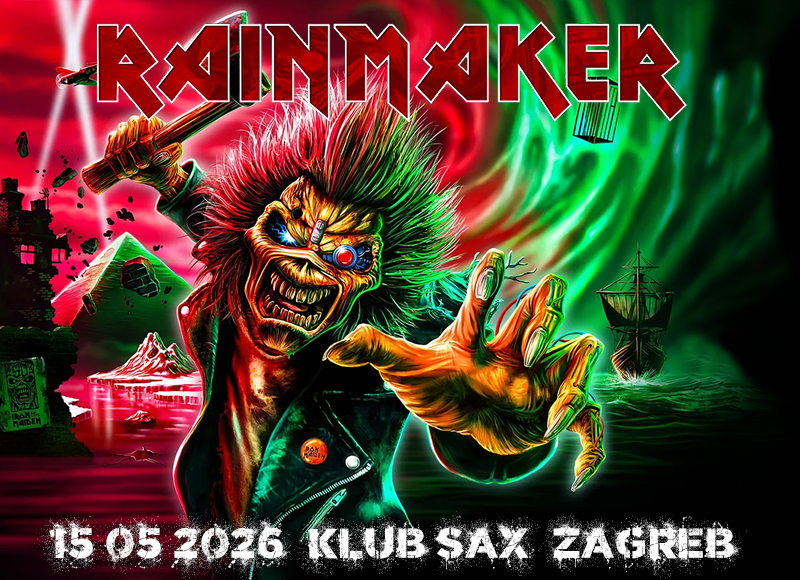 RAINMAKER - IRON MAIDEN TRIBUTE BAND @ KLUB SAX ZAGREB