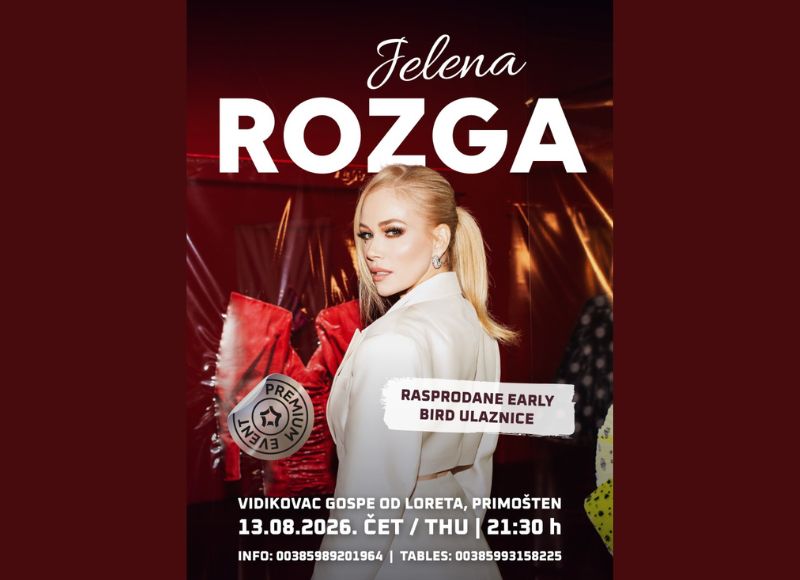 JELENA ROZGA @ PRIMOŠTEN