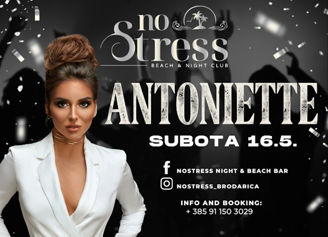 ANTONIETTE ČERKEZ /// No Stress Brodarica
