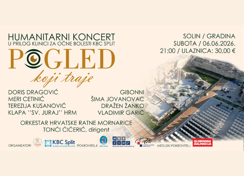 Humanitarni koncert: Pogled koji traje @ Gradina, Solin