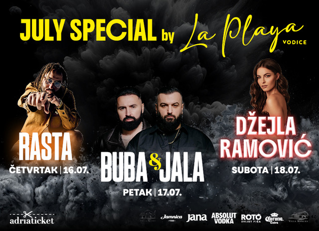 3-DAY TICKET - Buba i Jala, Rasta, Džejla