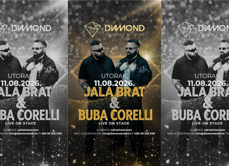 Jala Brat i Buba Corelli @DIAMOND CLUB