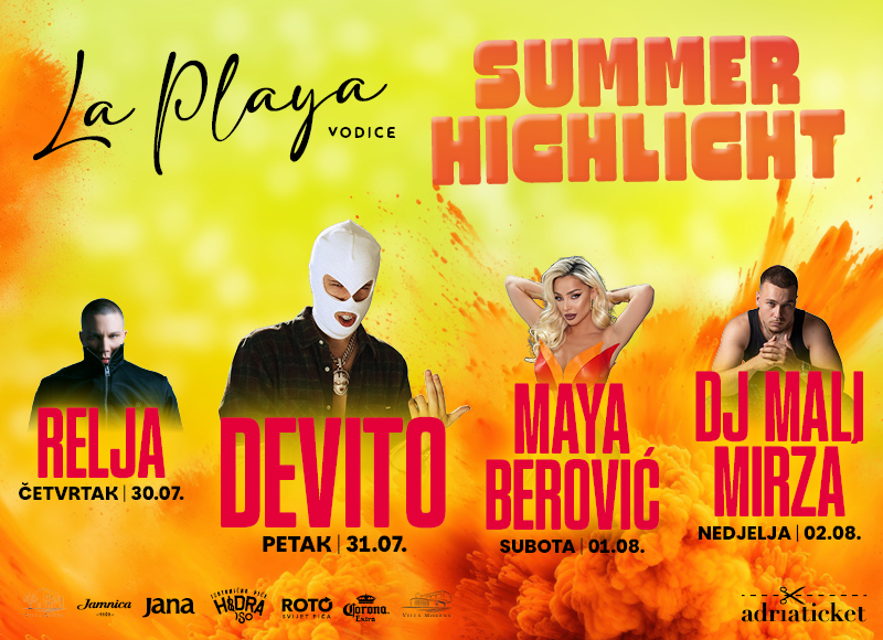 4 DAY SUMMER HIGHLIGHT @ La Playa Vodice