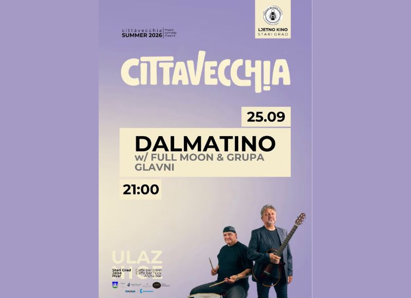 Cittavecchia 2026: Dalmatino 