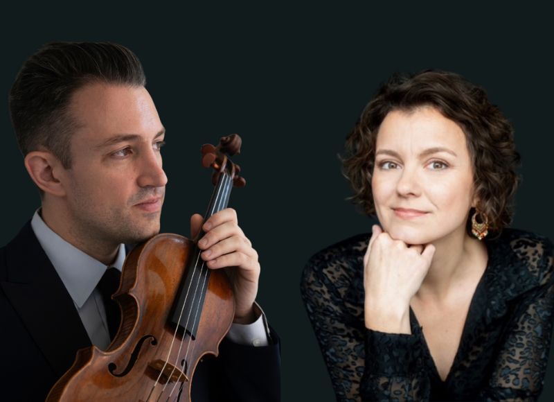 Adam Barnett-Hart, violina and Amandine Savary, klavir